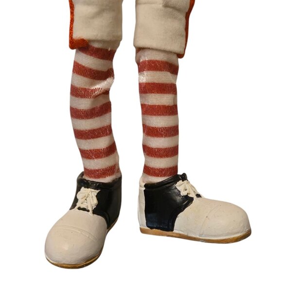 Baseball Reindeer Figurine with Wooden Doll Chair Christmas Sports Decor 15 Inch - Picture 5 of 16